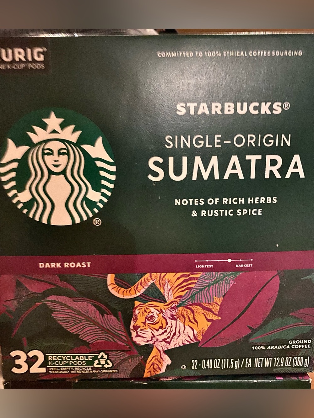 Starbucks Coffee kcups